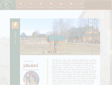 Tablet Screenshot of jabulani.ca